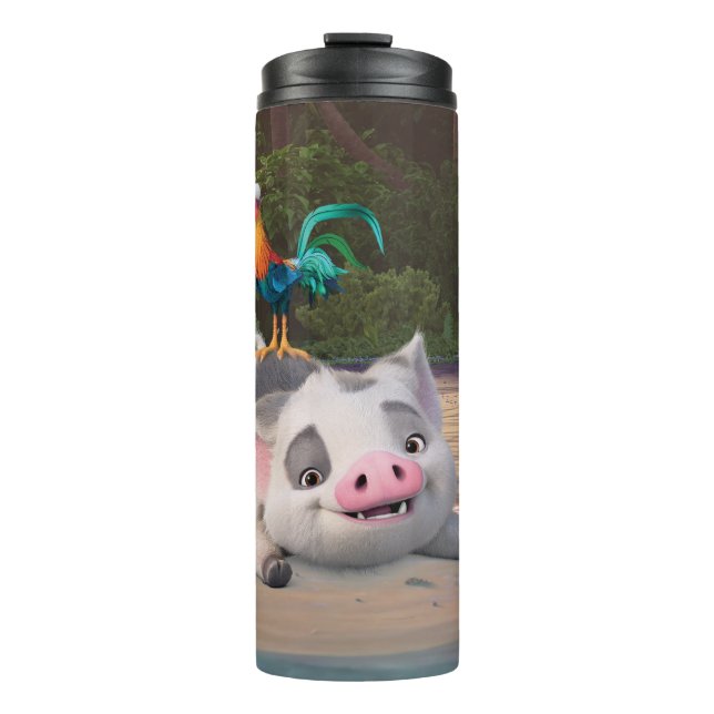 Heihei and Pua Playtime Thermal Tumbler (Front)