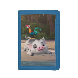 Heihei and Pua Playtime Tri-fold Wallet