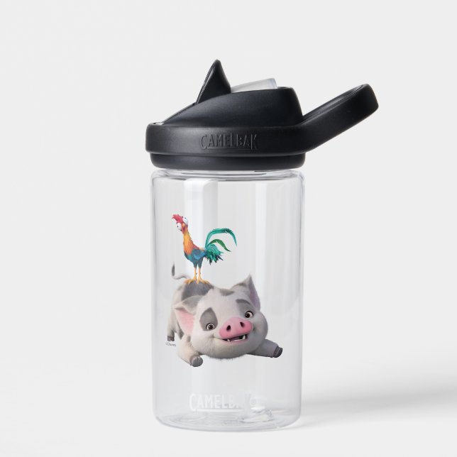 Heihei and Pua Playtime Water Bottle (Left)