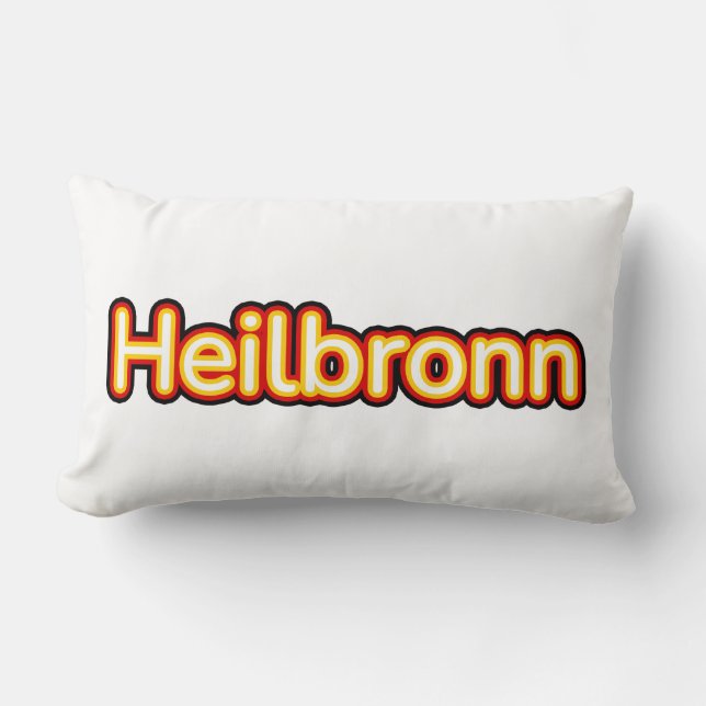 Heilbronn Deutschland Germany Lumbar Pillow (Front)