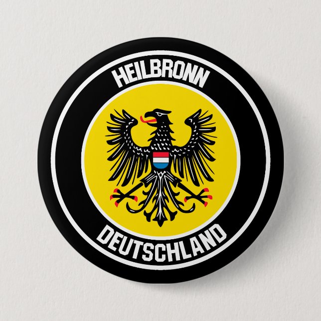 Heilbronn Round Emblem Button (Front)