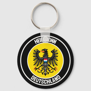 Heilbronn Round Emblem Keychain