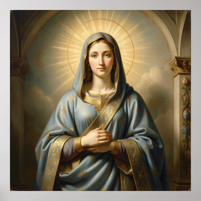 Heilige Mutter Gottes – Göttliche Liebe & Schutz´1 Poster (Front)