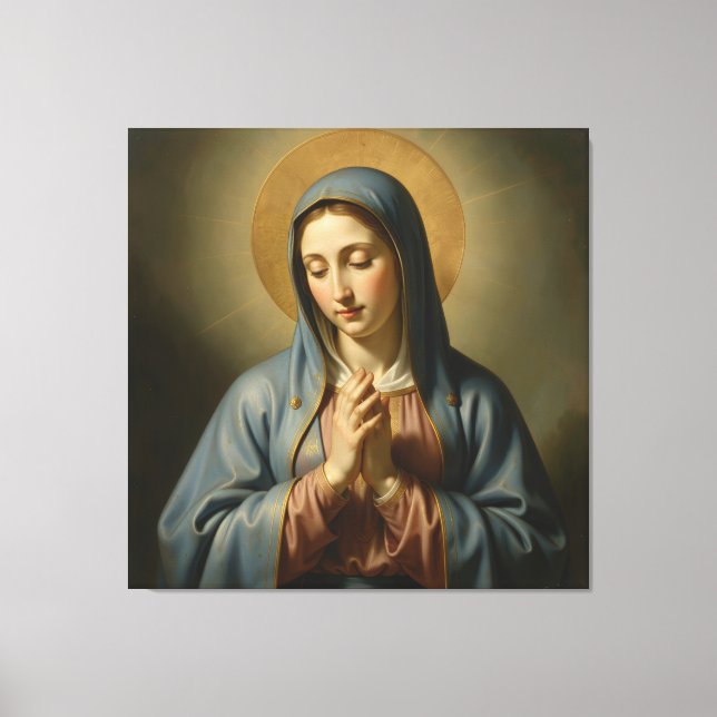 Heilige Mutter Gottes – Göttliche Liebe & Schutz´2 Canvas Print (Front)