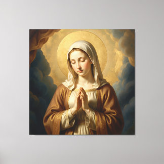 Heilige Mutter Gottes – Göttliche Liebe & Schutz´3 Canvas Print