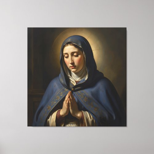 Heilige Mutter Gottes – Göttliche Liebe & Schutz´4 Canvas Print