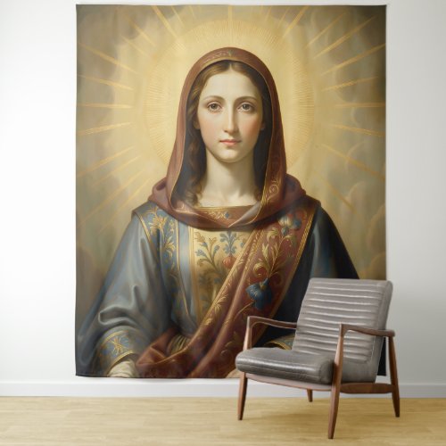Heilige Mutter Gottes – Göttliche Liebe & Schutz´6 Tapestry