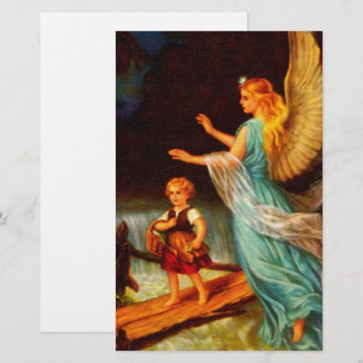 Heiliger Schutzengel - Guardian Angel 11 oil (Front/Back)