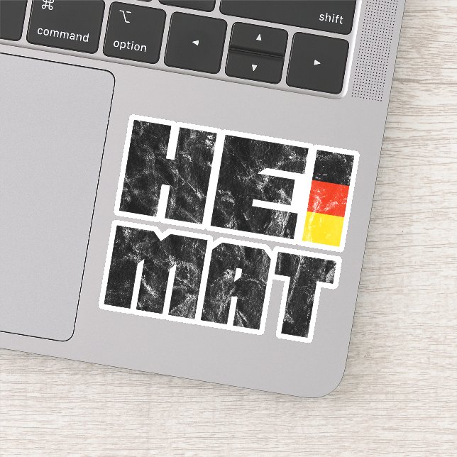 Heimat, German Home Homeland, Germany Sticker (Detail)