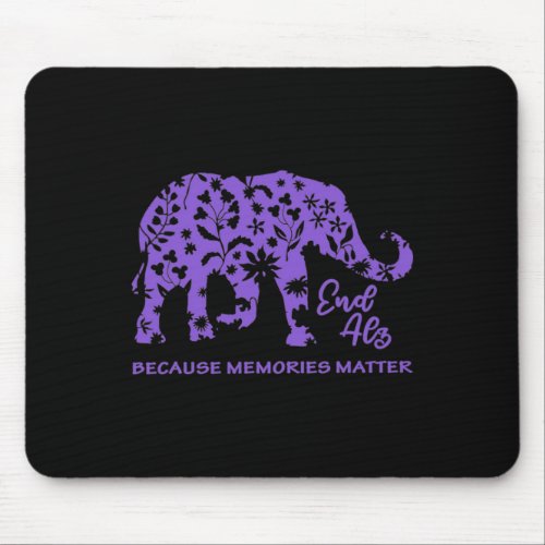 Heimer Awareness Memories Problem Elephant Warrior Mouse Pad