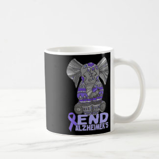 Heimerheimer Awareness And Gifts Purple Elephant  Coffee Mug