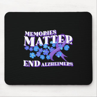 Heimerheimer Awareness And Gifts Purple Ribbon And Mouse Pad