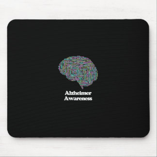Heimerheimer Awareness Brain Dementia Word Cloud  Mouse Pad