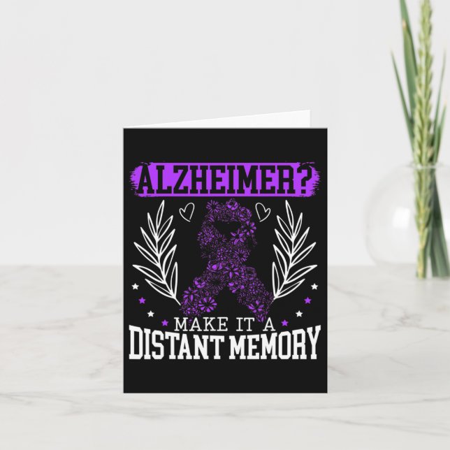 Heimerheimer Awareness Distant Memory  Card (Front)