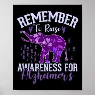 Heimerheimer Brain Injury Design Purple Heimerheim Poster