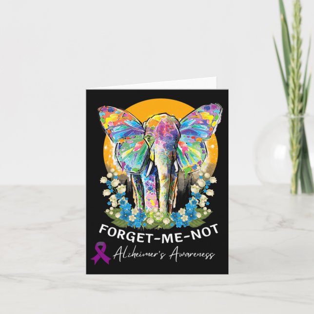 Heimerheimer Elephant Forget-me-not Heimerheimer’s Card (Front)