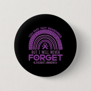 Heimerheimer Never Forget Dementia Patients Purple Button