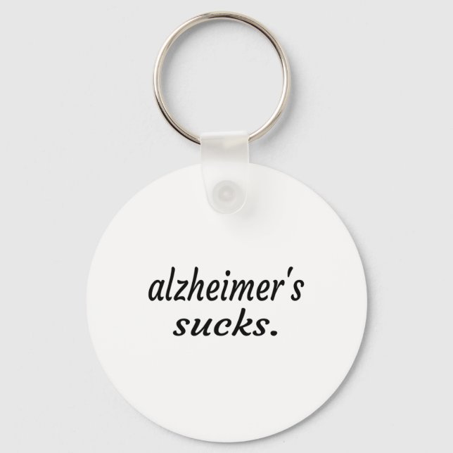 Heimerheimer’s Dementia Heimerheimer Disease Aware Keychain (Front)