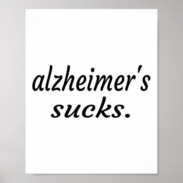 Heimerheimer’s Dementia Heimerheimer Disease Aware Poster (Front)