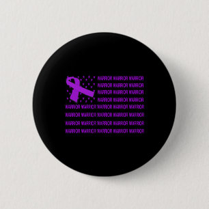 Heimerheimer Warrior Awareness - Usa Flag Purple R Button
