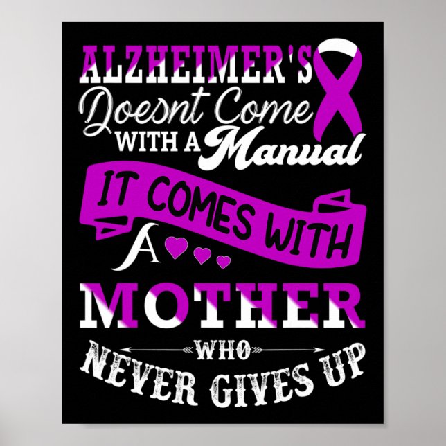 Heimerheimer's Awareness Mother Support Heimerheim Poster (Front)