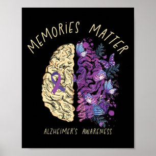 Heimerheimer's Dementia Awareness Support Brain Me Poster