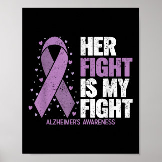 Heimers Shirt Her Fight Is My Fight Heimers Awaren Poster