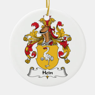 Hein Family Crest Ceramic Ornament