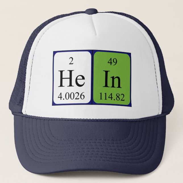 Hein periodic table name hat (Front)