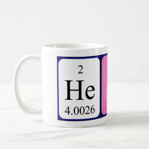 Hein periodic table name mug