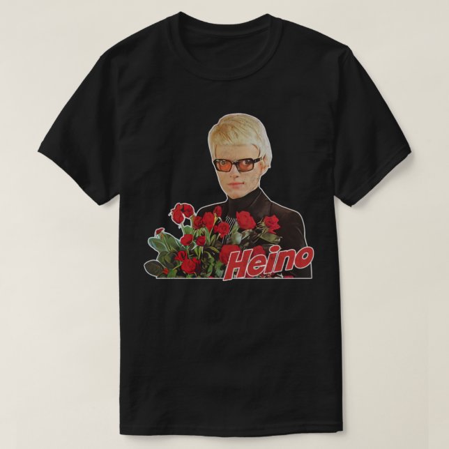 Heino Vintage Style Faded Design T-Shirt (Design Front)