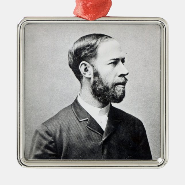 Heinrich Rudolph Hertz Metal Ornament (Front)