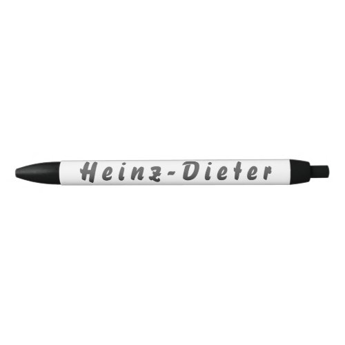 Heinz_Dieter Black Ink Pen