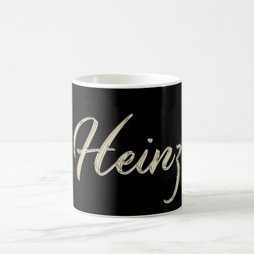 Heinz Name whitegold Tasse Teetasse Kaffeetasse Coffee Mug