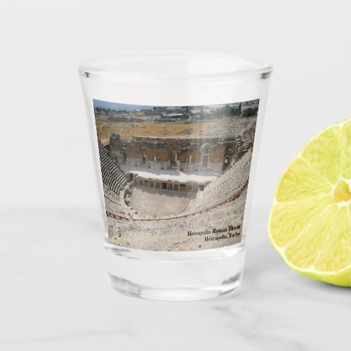 Heirapolis Roman Theater Shot Glass