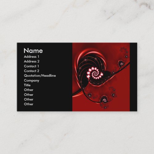 Heirloom Cute Abstract Nature Pattern Business Card