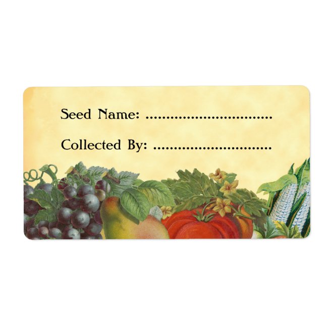 Heirloom Gardener Custom Seed Saver Labels