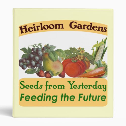 Heirloom Gardens Seed Saver Binder