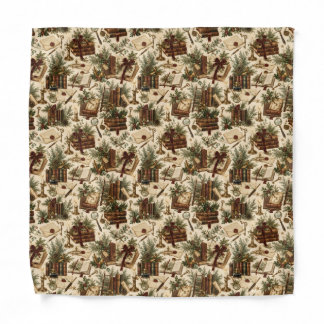 Heirloom Holiday Library Bandana