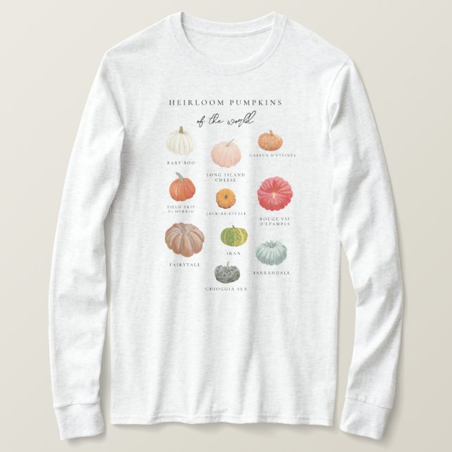 Heirloom Pumpkins T-Shirt (Design Front)