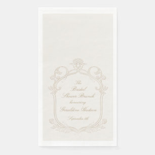 Heirloom Rococo Bridal Shower Brunch Paper Guest Towels