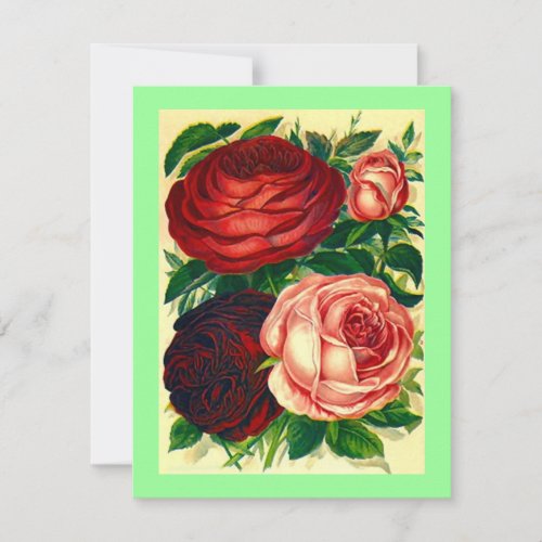 HEIRLOOM ROSES ~ PRETTY REHEARSAL DINNER INVITES!