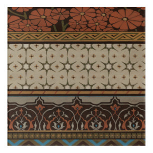 Heirloom Textile with Decorative Patterns Acrylic Print