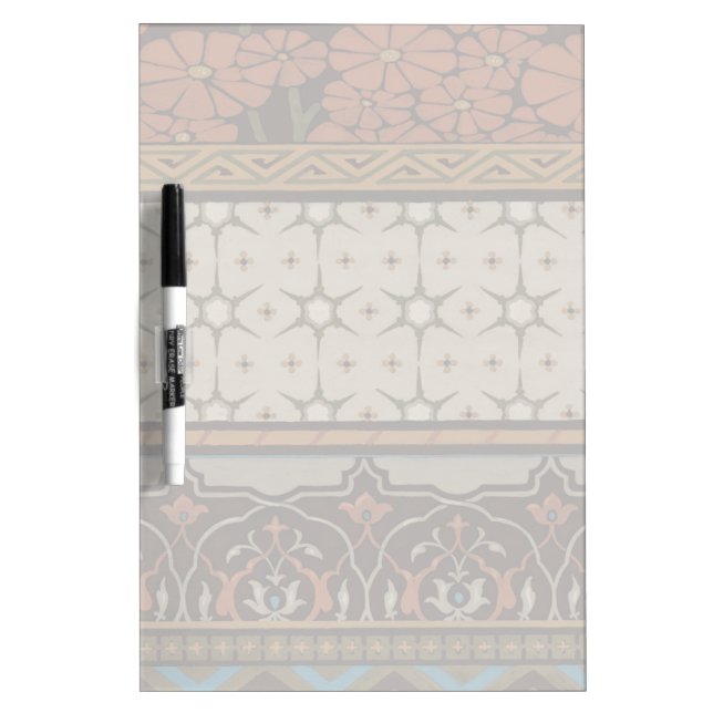 Heirloom Textile with Decorative Patterns Dry-Erase Board (Front)