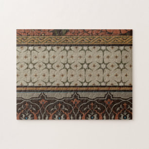 Heirloom Textile with Decorative Patterns Jigsaw Puzzle