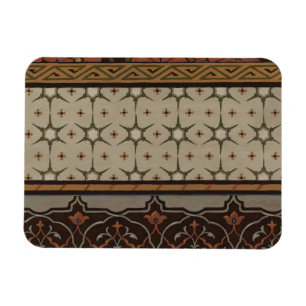Heirloom Textile with Decorative Patterns Magnet