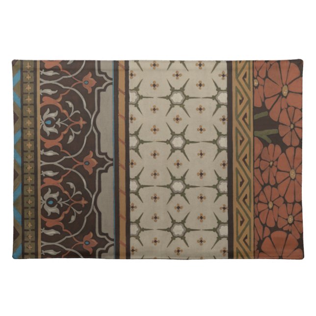 Heirloom Textile with Decorative Patterns Placemat (Front)