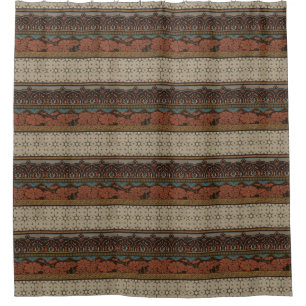 Heirloom Textile with Decorative Patterns Shower Curtain