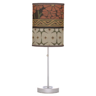 Heirloom Textile with Decorative Patterns Table Lamp