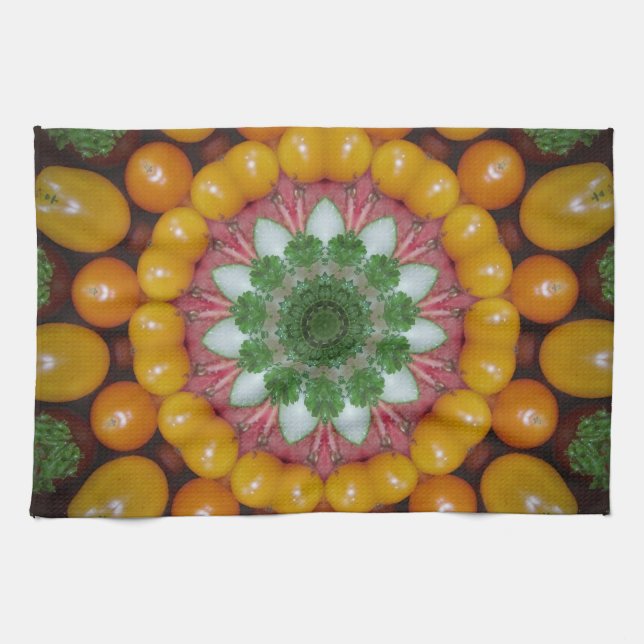 Heirloom Tomato Kitchen Towel (Horizontal)